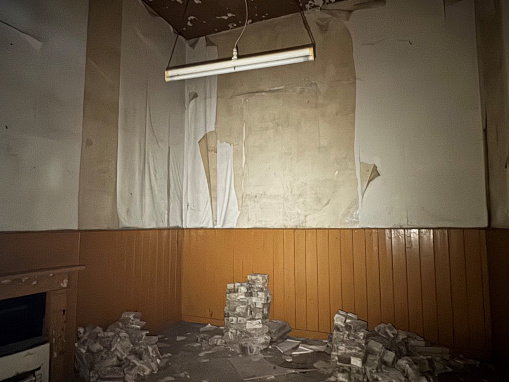 Lot: 121 - FREEHOLD TOWN CENTRE FORMER FREE SCHOOL AND COMMUNITY HALL WITH POTENTIAL - One of the Inner Rooms